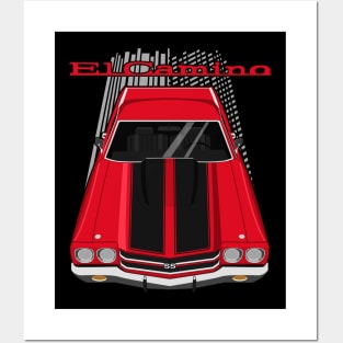 Chevrolet El Camino SS 1970 - red Posters and Art